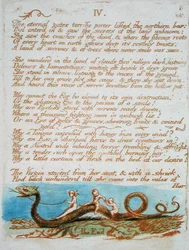 IV. The Eternal gates..., plate 8 from The Book of Thel
